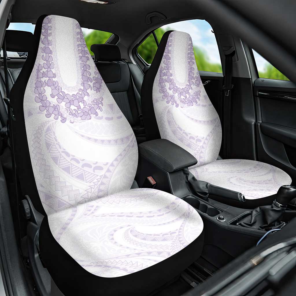 Aloha Lei Onaona Car Seat Cover Purple Hawaiian Tribal Pattern