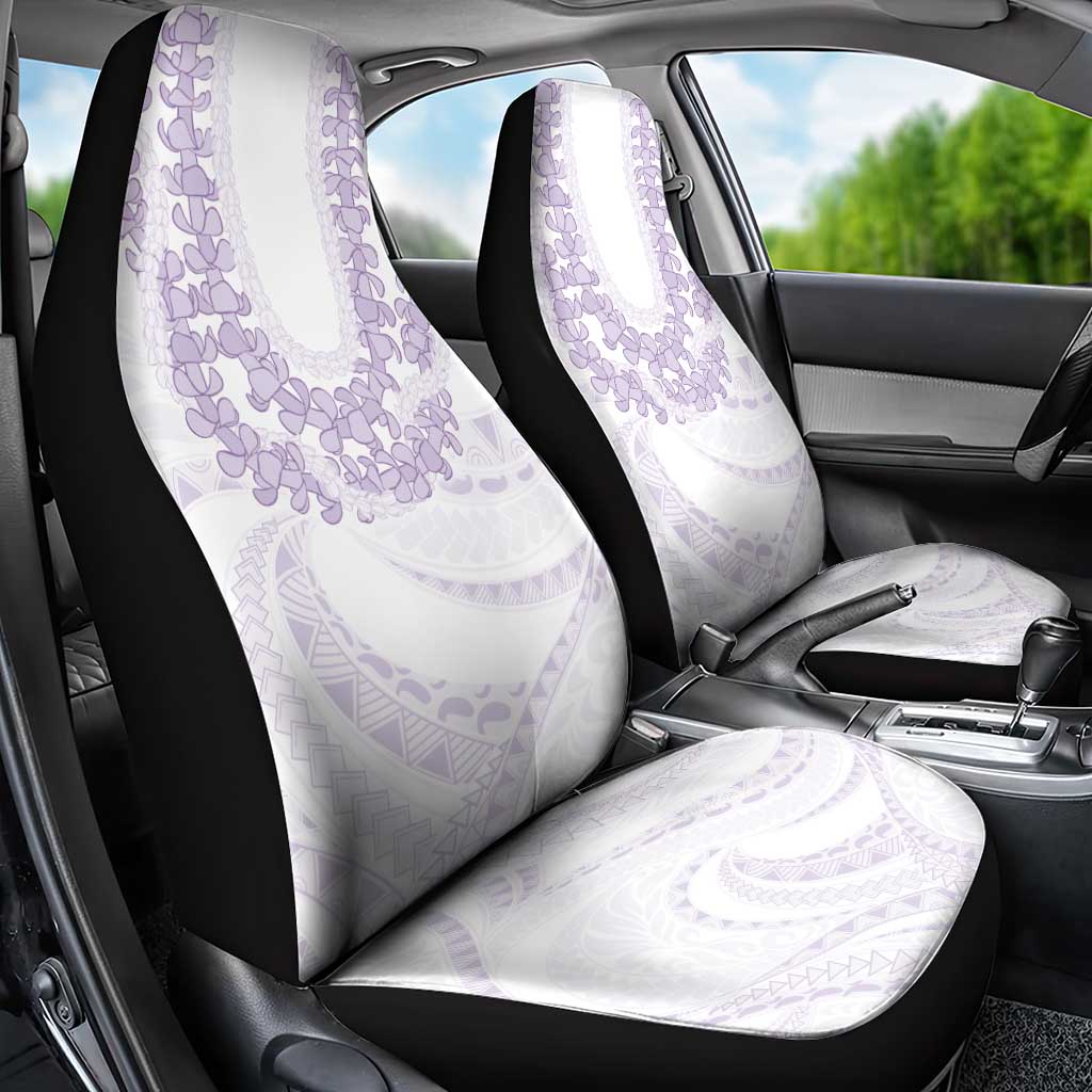 Aloha Lei Onaona Car Seat Cover Purple Hawaiian Tribal Pattern