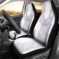 Aloha Lei Onaona Car Seat Cover Purple Hawaiian Tribal Pattern