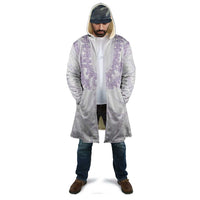 Aloha Lei Onaona Cloak Purple Hawaiian Tribal Pattern - Polynesian Pride