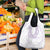 Aloha Lei Onaona Grocery Bag Purple Hawaiian Tribal Pattern