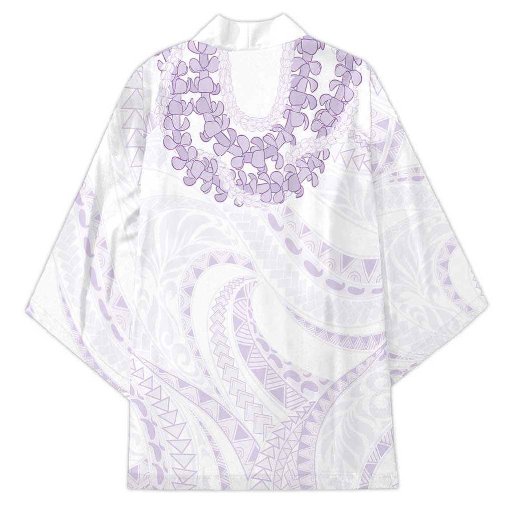 Aloha Lei Onaona Kimono Purple Hawaiian Tribal Pattern - Polynesian Pride
