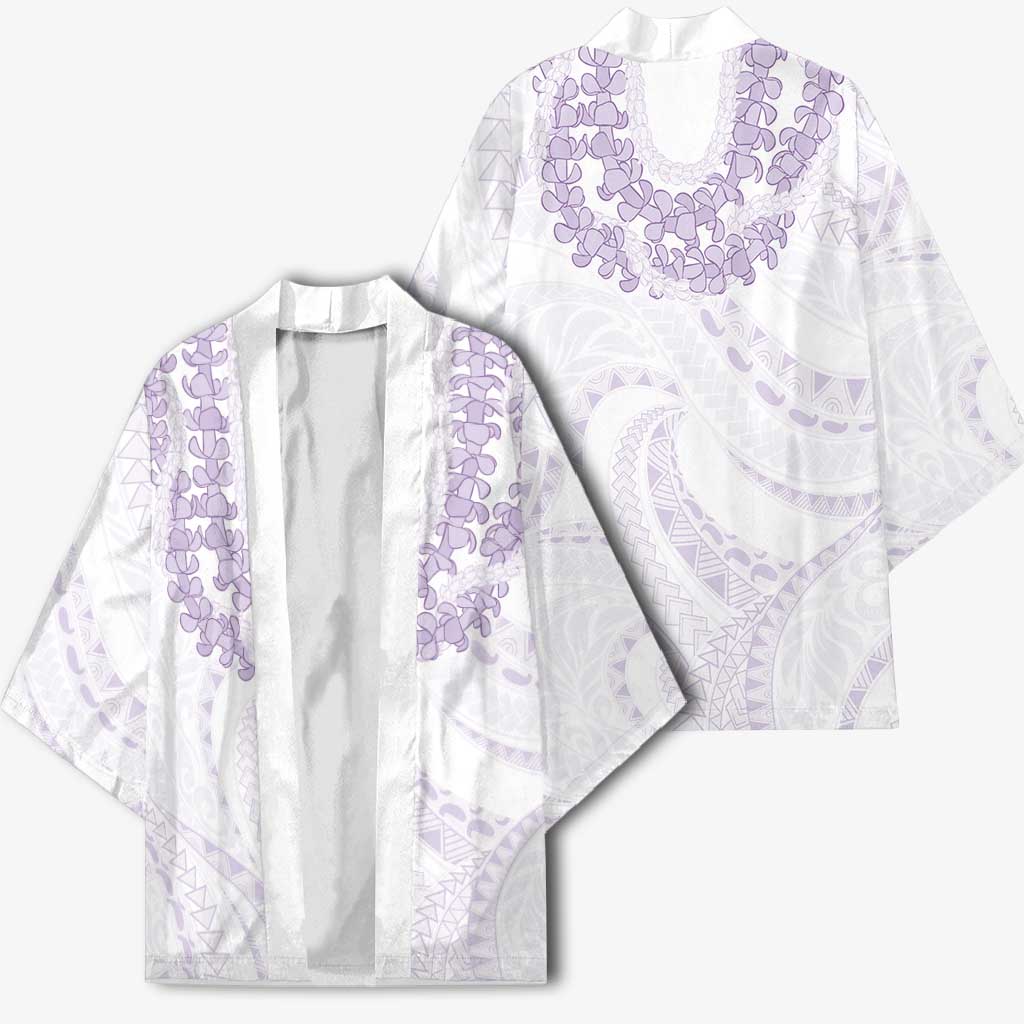 Aloha Lei Onaona Kimono Purple Hawaiian Tribal Pattern - Polynesian Pride