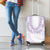 Aloha Lei Onaona Luggage Cover Purple Hawaiian Tribal Pattern