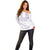 Aloha Lei Onaona Off Shoulder Sweater Purple Hawaiian Tribal Pattern