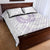 Aloha Lei Onaona Quilt Bed Set Purple Hawaiian Tribal Pattern