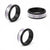 Aloha Lei Onaona Spinner Ring Purple Hawaiian Tribal Pattern - Polynesian Pride