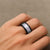 Aloha Lei Onaona Spinner Ring Purple Hawaiian Tribal Pattern - Polynesian Pride