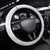 Aloha Lei Onaona Steering Wheel Cover Purple Hawaiian Tribal Pattern