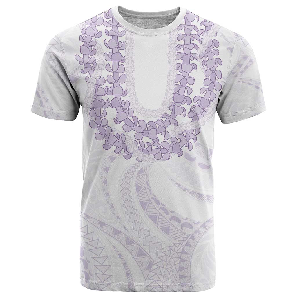 Aloha Lei Onaona T Shirt Purple Hawaiian Tribal Pattern