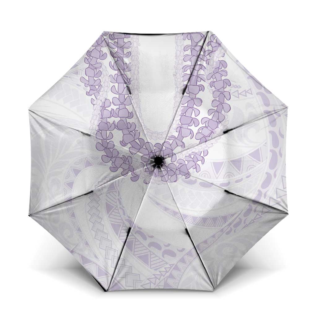 Aloha Lei Onaona Umbrella Purple Hawaiian Tribal Pattern - Polynesian Pride
