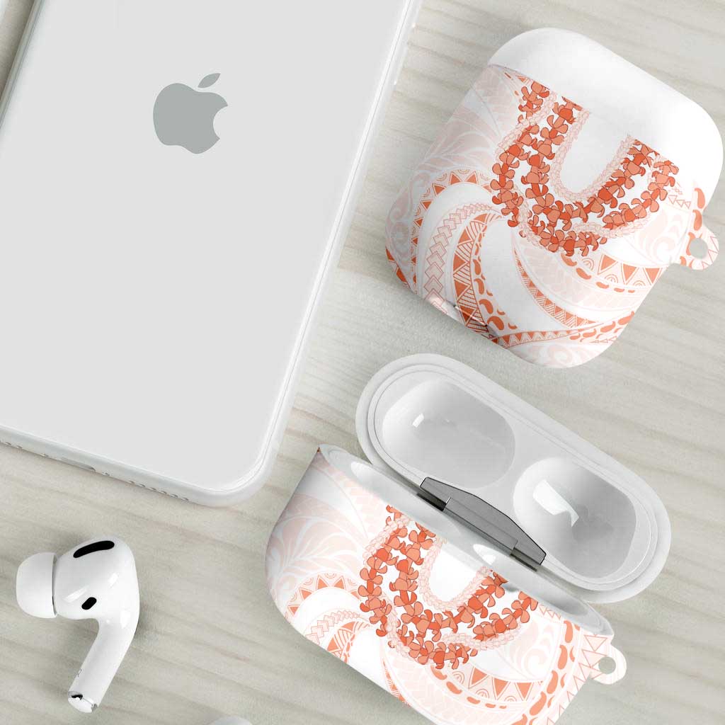 Aloha Lei Onaona AirPods Case Red Hawaiian Tribal Pattern - Polynesian Pride
