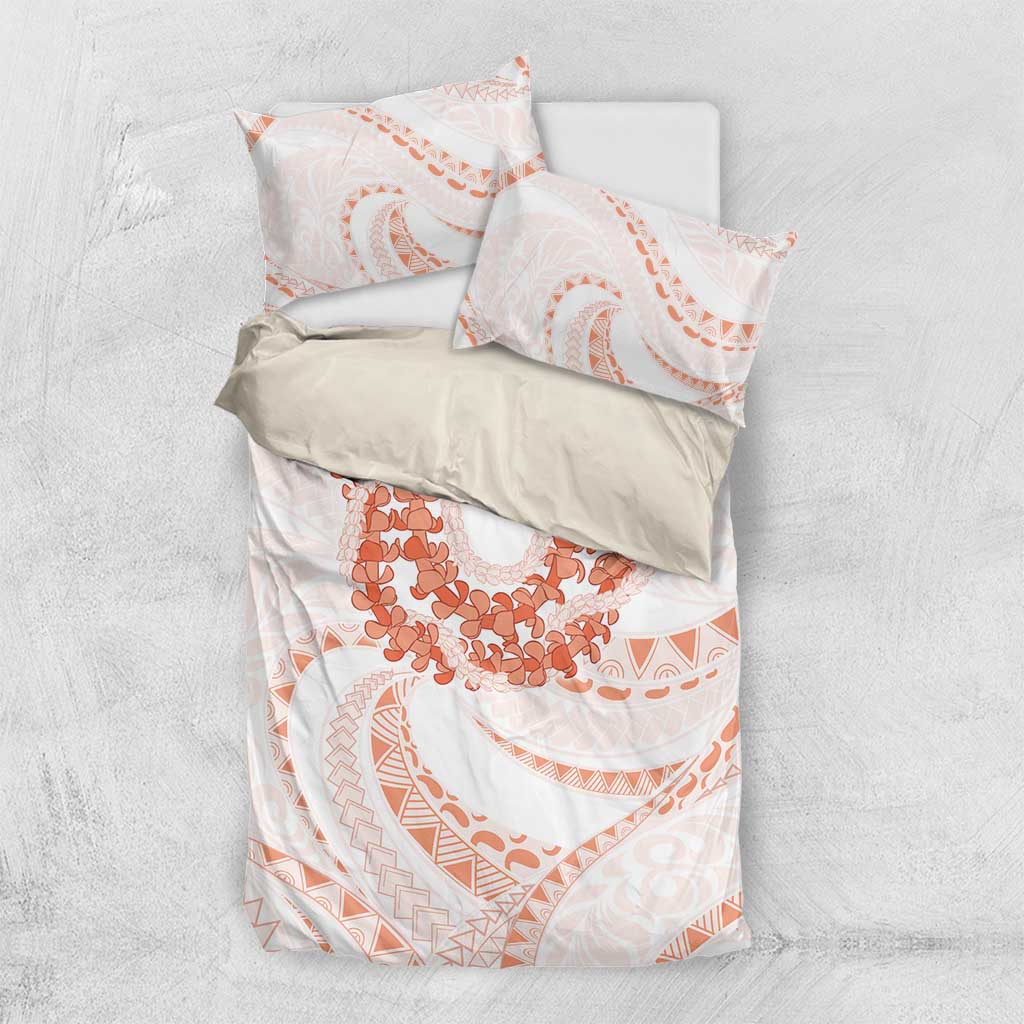 Aloha Lei Onaona Bedding Set Red Hawaiian Tribal Pattern