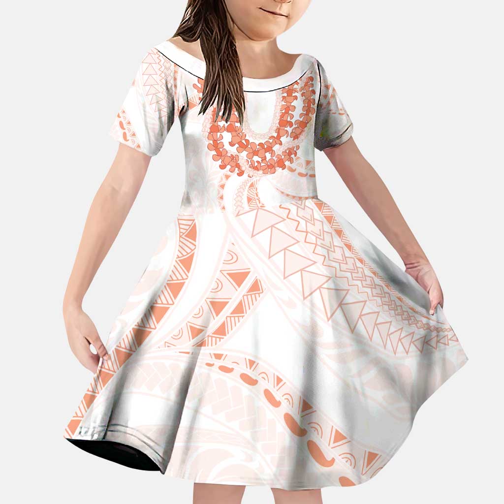 Aloha Lei Onaona Family Matching Puletasi and Hawaiian Shirt Red Hawaiian Tribal Pattern