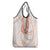 Aloha Lei Onaona Grocery Bag Red Hawaiian Tribal Pattern