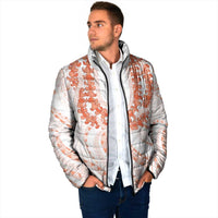 Aloha Lei Onaona Padded Jacket Red Hawaiian Tribal Pattern - Polynesian Pride
