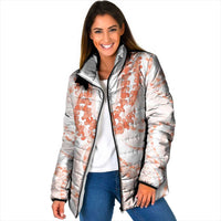 Aloha Lei Onaona Padded Jacket Red Hawaiian Tribal Pattern - Polynesian Pride