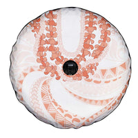 Aloha Lei Onaona Spare Tire Cover Red Hawaiian Tribal Pattern