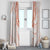 Aloha Lei Onaona Window Curtain Red Hawaiian Tribal Pattern