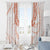 Aloha Lei Onaona Window Curtain Red Hawaiian Tribal Pattern