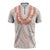 Aloha Lei Onaona Zipper Polo Shirt Red Hawaiian Tribal Pattern - Polynesian Pride