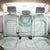 Aloha Lei Onaona Back Car Seat Cover Sage Green Hawaiian Tribal Pattern