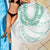 Aloha Lei Onaona Beach Blanket Sage Green Hawaiian Tribal Pattern