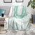 Aloha Lei Onaona Blanket Sage Green Hawaiian Tribal Pattern