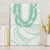 Aloha Lei Onaona Canvas Wall Art Sage Green Hawaiian Tribal Pattern