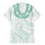 Aloha Lei Onaona Family Matching Puletasi and Hawaiian Shirt Sage Green Hawaiian Tribal Pattern