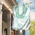 Aloha Lei Onaona Garden Flag Sage Green Hawaiian Tribal Pattern