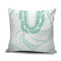 Aloha Lei Onaona Pillow Cover Sage Green Hawaiian Tribal Pattern - Polynesian Pride
