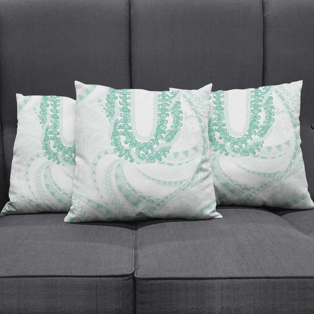 Aloha Lei Onaona Pillow Cover Sage Green Hawaiian Tribal Pattern - Polynesian Pride