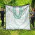 Aloha Lei Onaona Quilt Sage Green Hawaiian Tribal Pattern