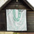 Aloha Lei Onaona Quilt Sage Green Hawaiian Tribal Pattern