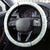 Aloha Lei Onaona Steering Wheel Cover Sage Green Hawaiian Tribal Pattern