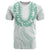 Aloha Lei Onaona T Shirt Sage Green Hawaiian Tribal Pattern