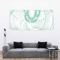 Aloha Lei Onaona Tapestry Sage Green Hawaiian Tribal Pattern