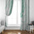 Aloha Lei Onaona Window Curtain Sage Green Hawaiian Tribal Pattern