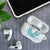 Aloha Lei Onaona AirPods Case Teal Hawaiian Tribal Pattern - Polynesian Pride