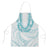 Aloha Lei Onaona Apron Teal Hawaiian Tribal Pattern - Polynesian Pride