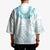 Aloha Lei Onaona Kimono Teal Hawaiian Tribal Pattern - Polynesian Pride