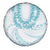 Aloha Lei Onaona Spare Tire Cover Teal Hawaiian Tribal Pattern
