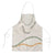 Aloha Lei Mikioi Apron Beige Polynesian Tribal Tatau Pattern - Polynesian Pride