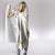 Aloha Lei Mikioi Hooded Blanket Beige Polynesian Tribal Tatau Pattern