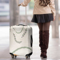 Aloha Lei Mikioi Luggage Cover Beige Polynesian Tribal Tatau Pattern LT9 - Polynesian Pride