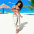 Aloha Lei Mikioi Sarong Beige Polynesian Tribal Tatau Pattern