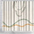 Aloha Lei Mikioi Shower Curtain Beige Polynesian Tribal Tatau Pattern