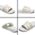 Aloha Lei Mikioi Slide Sandals Beige Polynesian Tribal Tatau Pattern - Polynesian Pride