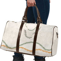 Aloha Lei Mikioi Travel Bag Beige Polynesian Tribal Tatau Pattern - Polynesian Pride